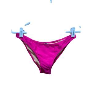 J.Crew Heritage 1989 High-leg Bikini Bottom Fuschia BP209 Size Small